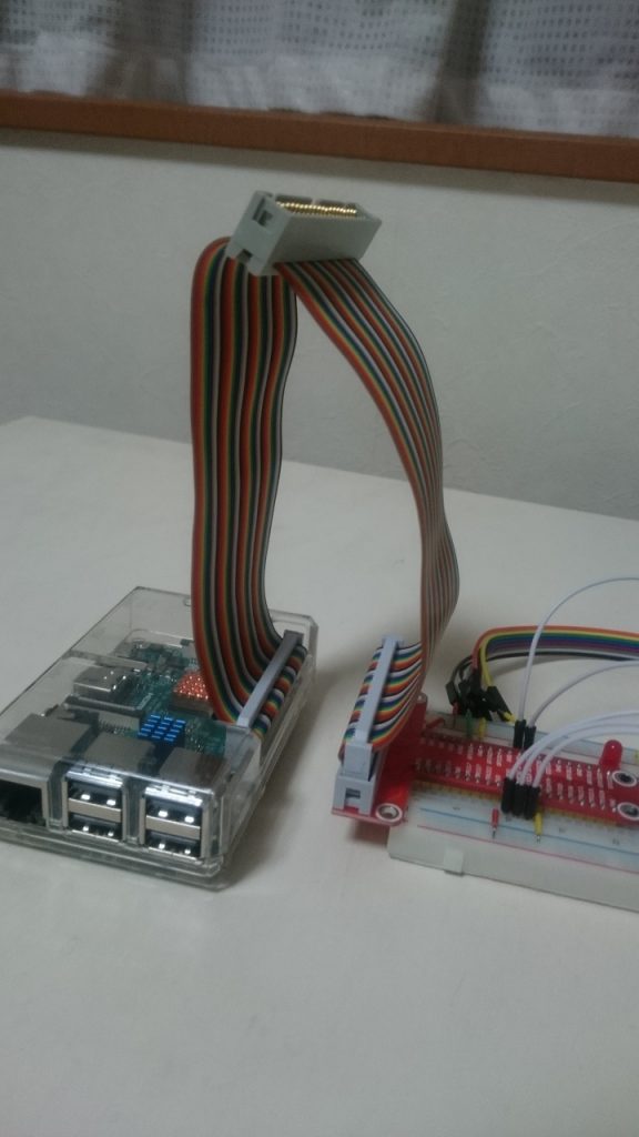 失敗購入した T 型GPIO 拡張ボードとリボンケーブル (ラズベリーパイ)