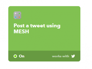 Post a Tweet using MESH